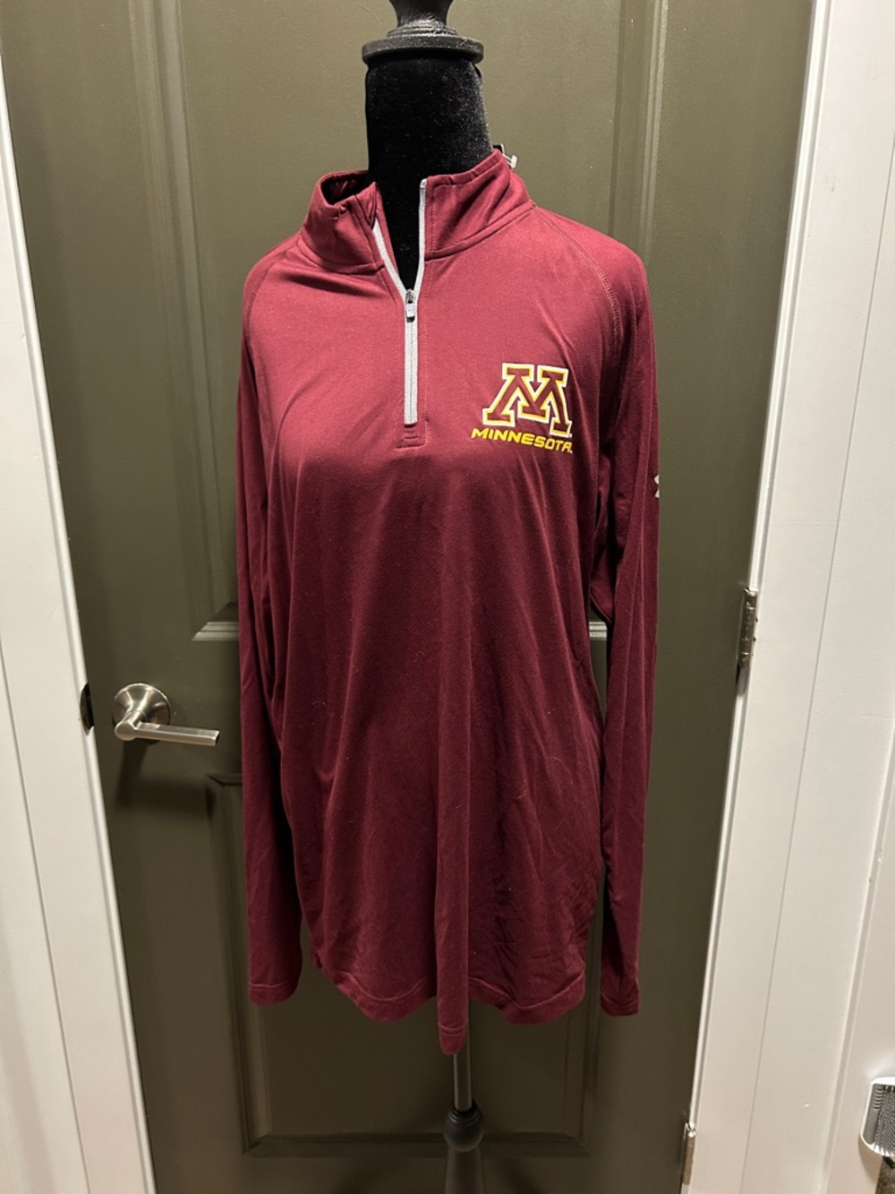 University of Minnesota Maroon Under Armour Quarter-Zip Pullover